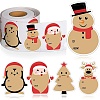 Christmas Theme Cartoon Paper Stickers STIC-P013-09B-1