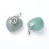 Natural Green Aventurine Pendants G-G807-C01-2