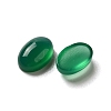 Natural Green Onyx Agate Cabochons G-F605E-23A-2