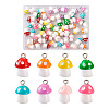 Kissitty 64 Pcs 8 Colors Plastic Pendants KY-KS0001-03-1