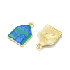 Printed Brass Pendants KK-CBAF9BC-05G-04-2