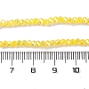 Baking Electroplate Glass Beads Strands DGLA-A039-J2MM-B23-4