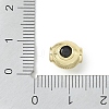 Rack Plating Brass Micro Pave Cubic Zirconia Beads KK-A220-24G-G-3