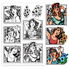 Custom Summer Theme PVC Plastic Clear Stamps DIY-WH0631-0144-1