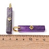 Natural Amethyst Pendants GG-CBA51ED-01G-03-2