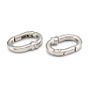 Zinc Alloy Spring Gate Rings PALLOY-L233-06A-P-3