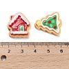 Christmas Opaque Resin Cabochons CRES-I049-01-4