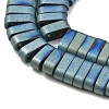 Electroplated Non-magnetic Synthetic Hematite Beads Strands G-C106-B01-03A-3