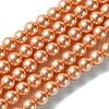 Eco-Friendly Dyed Glass Pearl Bead Strands LS-HY-A008-6mm-RB113-1
