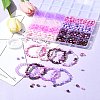 DIY Round Acrylic Beads Bracelets Jewelry Making Kits DIY-FS0007-40-10