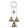 Iron Bell Pendant Decoration HJEW-JM02482-1