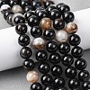 Natural Black Agate Beads Strands G-H343-D02-12mm-1