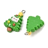 Christmas Theme Opaque Resin Pendants RESI-S08-03C-2