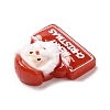 Christmas Theme Opaque Resin Cabochons LS-RESI-E043-01C-3
