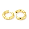 Rack Plating Brass Huggie Hoop Earrings for Women EJEW-D059-13A-G-2