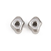 Irregular 304 Stainless Steel Beads STAS-D394-03D-P-1