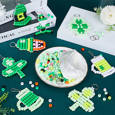 DIY Saint Patrick's Day Keychain Making Kit DIY-SC0023-16-1