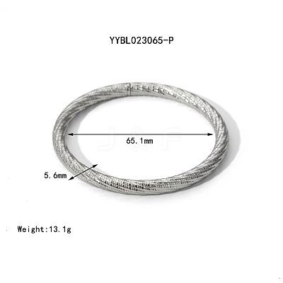Stainless Steel Bangles for Women ET8898-4-1