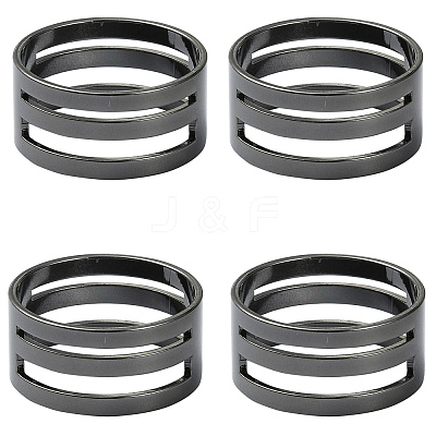 4Pcs Brass Rings RJEW-YW0001-06B-1