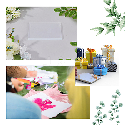 Rectangle Plastic Gel Printing Plate for Arts and Crafts DIY-WH0622-096-1
