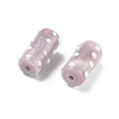 Handmade Lampwork Bumpy Beads LAMP-G170-01B-1