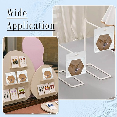 40Pcs Paper Jewelry Display Cards CDIS-FS0001-32C-1