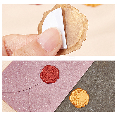 Adhesive Wax Seal Stickers DIY-WH0201-10A-1