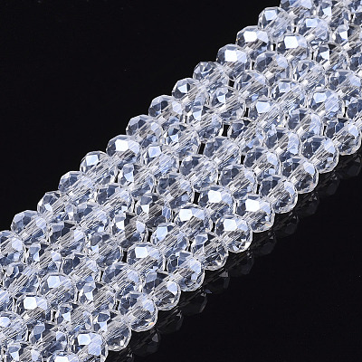 Electroplate Glass Beads Strands EGLA-A044-T4mm-A19-1