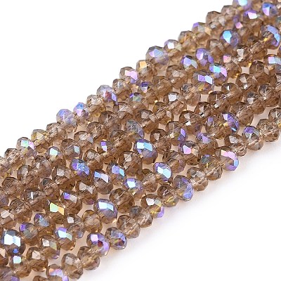 Electroplate Glass Beads Strands EGLA-A044-T1mm-L16-1