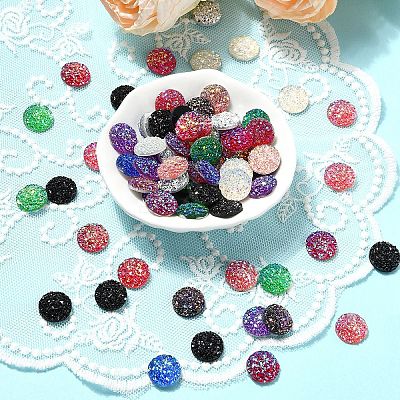 Resin Cabochons CRES-YW0001-01-1