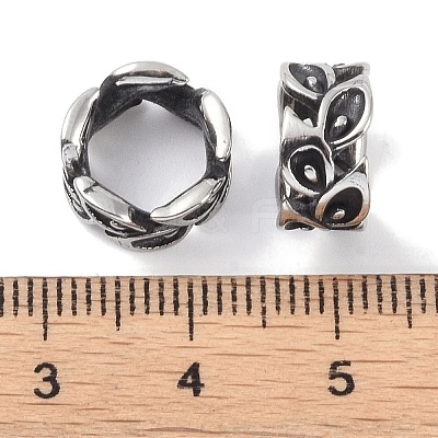 316 Surgical Stainless Steel Beads Hand Polished STAS-P362-24AS-1