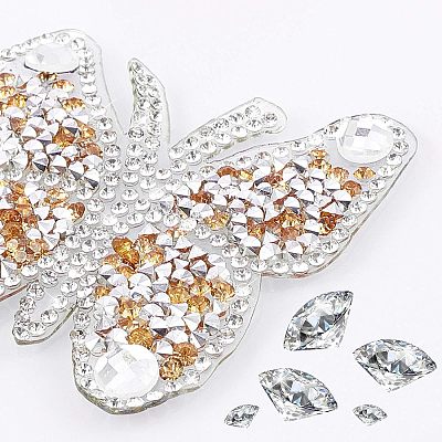 Butterfly Rhinestone Patches DIY-FG0001-36-1