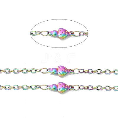 Ion Plating(IP) 304 Stainless Steel Mushroom Link Chains STAS-B041-11MC-1