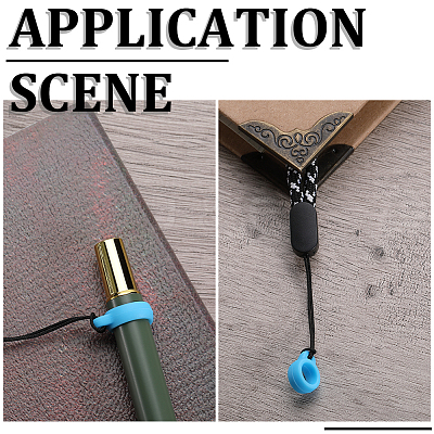 60Pcs 2 Style Silicone Pendant SIL-GF0001-42E-1