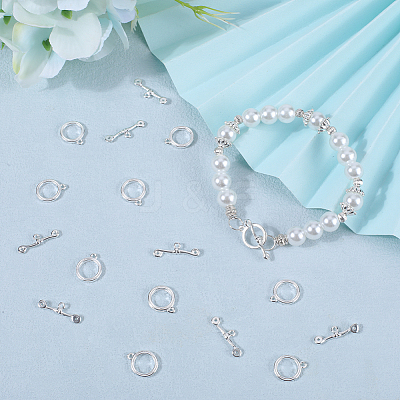 10Pcs Eco-friendly Brass Toggle Clasps KK-BBC0009-93-1
