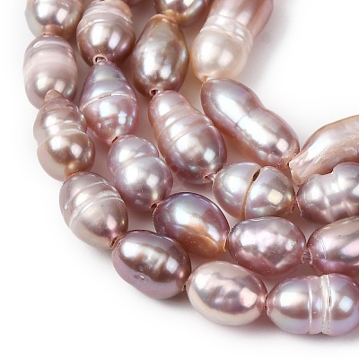 Natural Cultured Freshwater Pearl Beads Strands PEAR-F020-02B-1