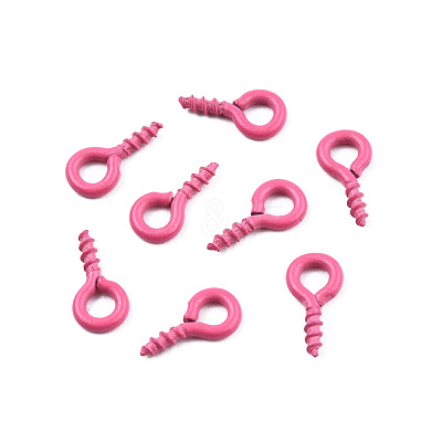 Spray Painted Iron Screw Eye Pin Peg Bails IFIN-N010-002A-11-1
