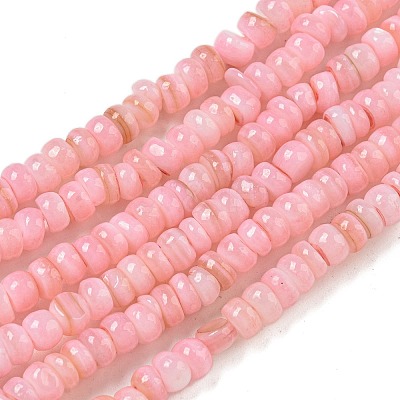 Dyed Natural Freshwater Shell Beads Strands BSHE-G039-07D-1
