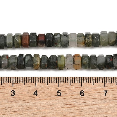 Natural African Bloodstone Beads Strands G-G317-A29-3X6MM-1