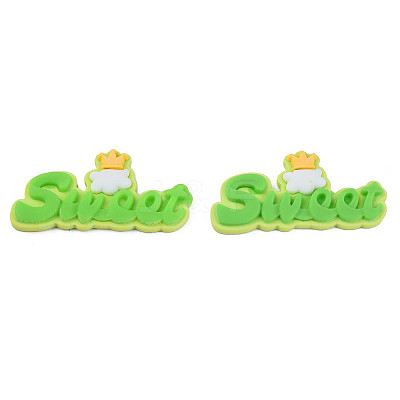 Opaque Resin Cabochons CRES-N021-129-1