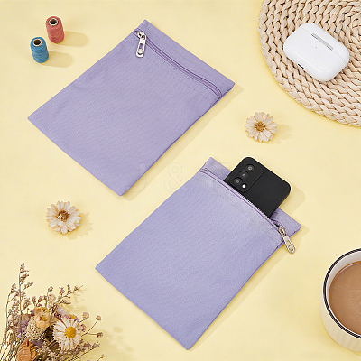 Canvas Cloth Zipper Bags ABAG-WH0077-09A-01-1