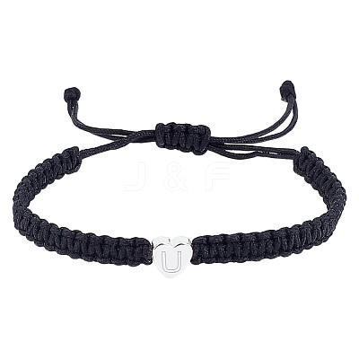 1Pc Adjustable Nylon Cord Braided Bracelets for Women Men BJEW-LP0001-34U-P-1