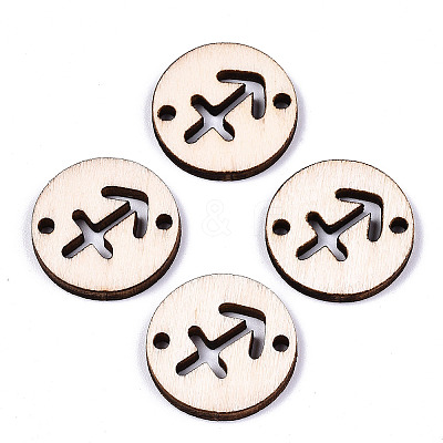 Unfinished Natural Poplar Wood Links Connectors LS-WOOD-S045-139A-08-1