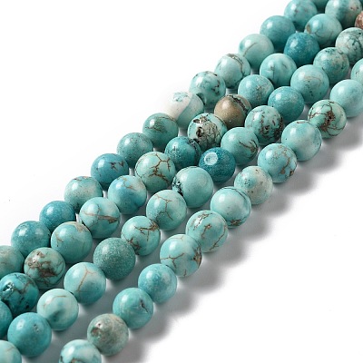 Natural Howlite Beads Strands X-G-L555-02C-02-1
