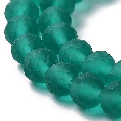 Transparent Glass Beads Strands EGLA-A034-T2mm-MD18-1