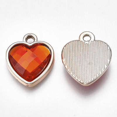 UV Plating Acrylic Pendants OACR-T005-85KC-1