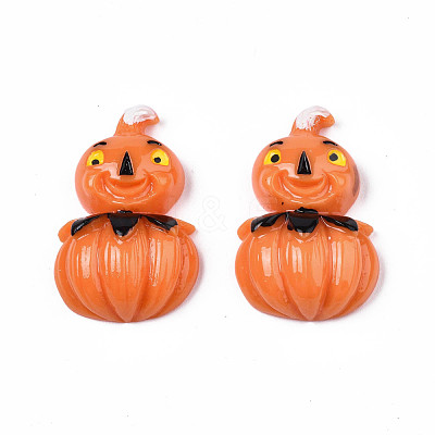 Autumn Theme Opaque Resin Cabochons Style CRES-N033-015-1