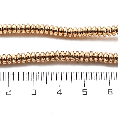 Electroplated Synthetic Non-magnetic Hematite Beads Strands G-M095-C01-05KCG-1