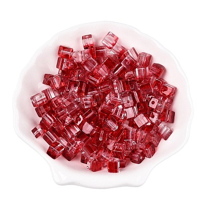 Baking Paint Transparent Glass Beads LS-DGLA-N005-01A-09-1