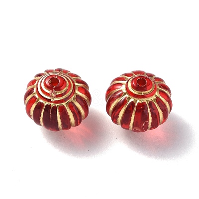 Plating Acrylic Beads X-OACR-P007-03A-1